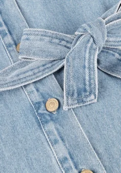 lichtblauwe 7 for all mankind mini jurk shirt dress