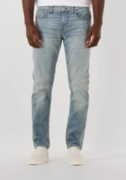 lichtblauwe 7 for all mankind straight leg jeans slimmy tapered