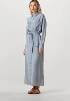 lichtblauwe aaiko maxi jurk dilien ten 549