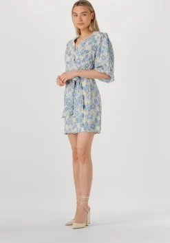 lichtblauwe aaiko mini jurk bailey lace pes 620