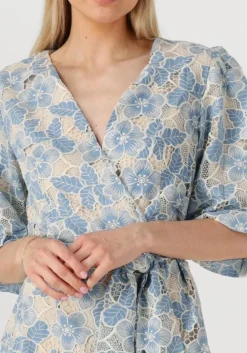 lichtblauwe aaiko mini jurk bailey lace pes 620