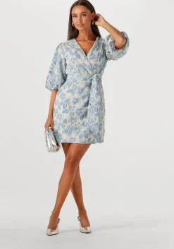 lichtblauwe aaiko mini jurk bailey lace pes 620