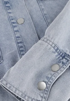 lichtblauwe aaiko spijkerjas karie tencel ten 549