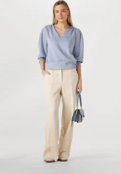 lichtblauwe aaiko trui adry vis 436