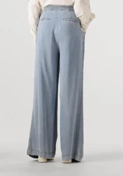 lichtblauwe aaiko wijde broek frederique ten 520