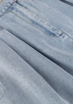 lichtblauwe aaiko wijde broek frederique ten 520