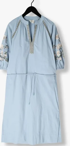 lichtblauwe aimee the label maxi jurk miranda