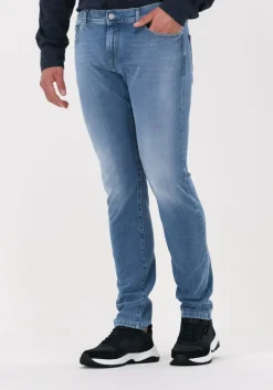 lichtblauwe alberto slim fit jeans slim