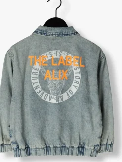 lichtblauwe alix mini spijkerjas denim jacket