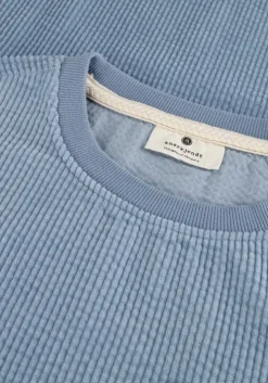 lichtblauwe anerkjendt t-shirt akvillads corduroy s/s tee