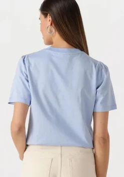 lichtblauwe another label t-shirt gaure t-shirt s/s