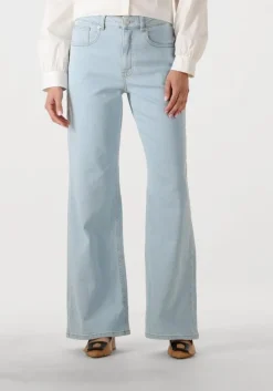 lichtblauwe another label wide jeans moore denim