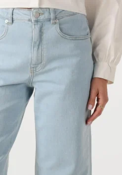 lichtblauwe another label wide jeans moore denim