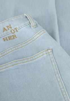lichtblauwe another label wide jeans moore denim