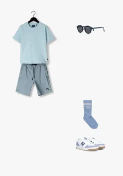 lichtblauwe ballin t-shirt 017132