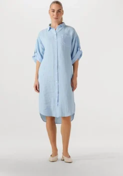 lichtblauwe bellamy midi jurk fay