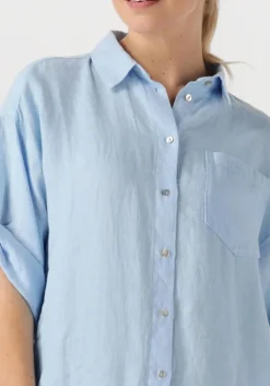 lichtblauwe bellamy midi jurk fay