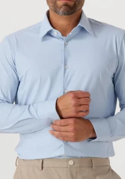 lichtblauwe boss black klassiek overhemd p-hank-kent-c1-222