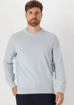 lichtblauwe boss black trui ecaio-p