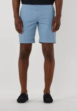 lichtblauwe boss orange korte broek chino-slim-short