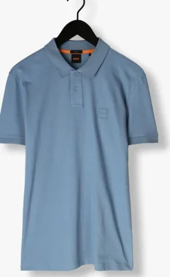 lichtblauwe boss orange polo passenger