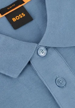 lichtblauwe boss orange polo passerby