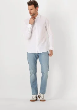 lichtblauwe boss orange straight leg jeans delaware bo