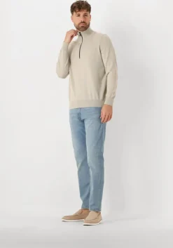 lichtblauwe boss orange straight leg jeans delaware bo