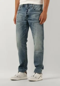 lichtblauwe butcher of blue straight leg jeans stockton loose vintage