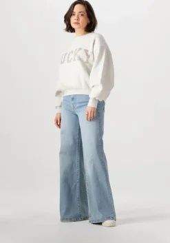 lichtblauwe by-bar wide jeans femme denim pant