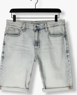 lichtblauwe calvin klein shorts slim short