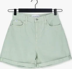 lichtblauwe calvin klein shorts mom short