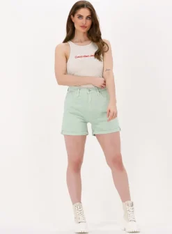 lichtblauwe calvin klein shorts mom short