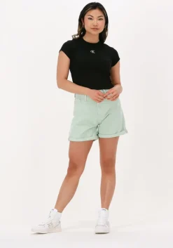 lichtblauwe calvin klein shorts mom short