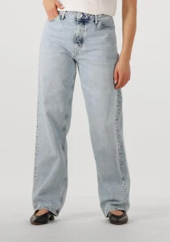 lichtblauwe calvin klein straight leg jeans 90's loose