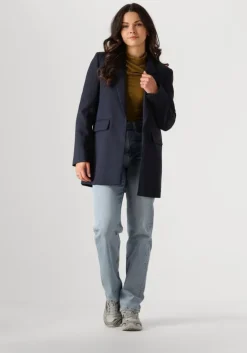 lichtblauwe calvin klein straight leg jeans high rise straight