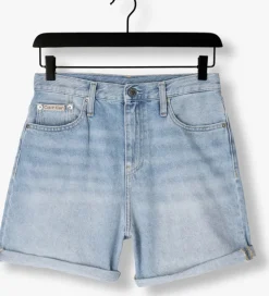 lichtblauwe calvin klein shorts mom short