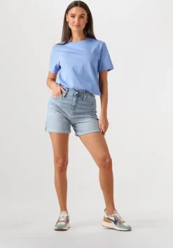 lichtblauwe calvin klein shorts mom short