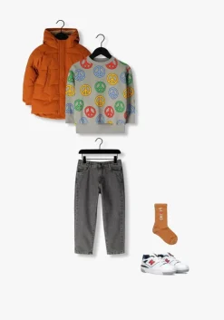 lichtblauwe carlijnq sweater peace-new sweater