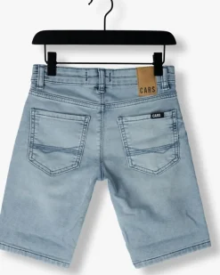 lichtblauwe cars jeans shorts kids florida comf.str