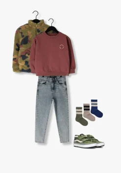 lichtblauwe cars jeans straight leg jeans maxwell