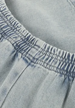 lichtblauwe catwalk junkie korte broek pull on denim short