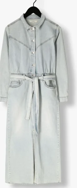 lichtblauwe circle of trust maxi jurk bella dnm dress