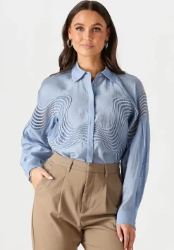 lichtblauwe copenhagen muse blouses cmmolly-shirt 1