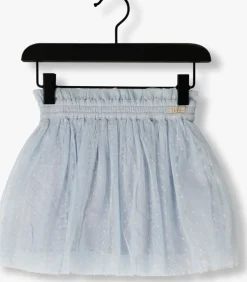 lichtblauwe daily7 minirok tule skirt