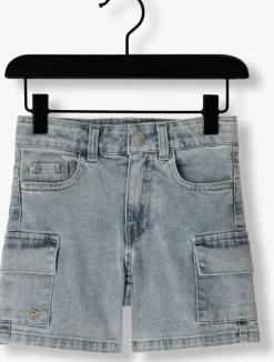 lichtblauwe daily7 shorts cargo denim short