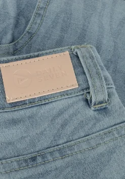 lichtblauwe daily7 shorts denim short printed