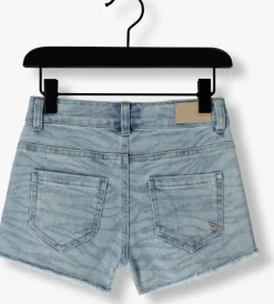 lichtblauwe daily7 shorts denim short printed