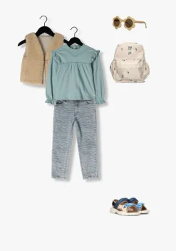 lichtblauwe daily7 slim fit jeans 2500 mom fit animal