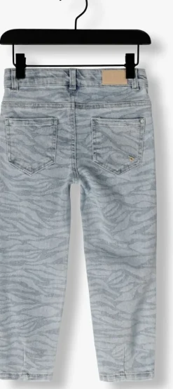lichtblauwe daily7 slim fit jeans 2500 mom fit animal